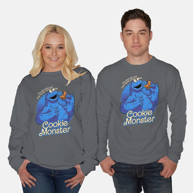Cookie Doll Monster-Unisex-Crew Neck-Sweatshirt-Studio Mootant