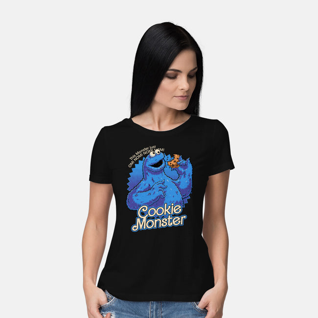 Cookie Doll Monster-Womens-Basic-Tee-Studio Mootant