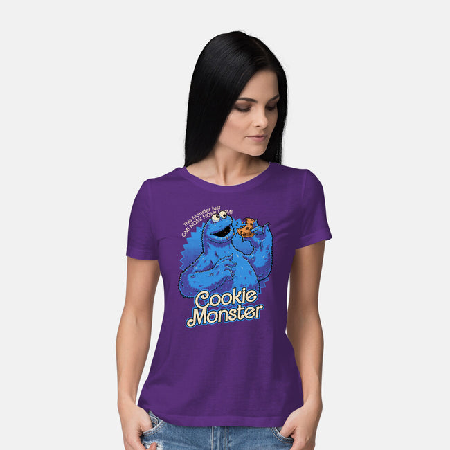 Cookie Doll Monster-Womens-Basic-Tee-Studio Mootant