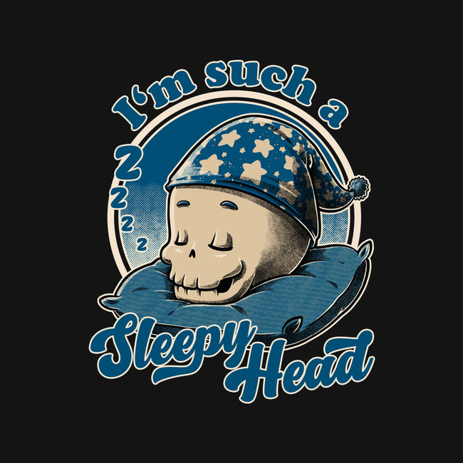 Skull Sleepyhead-Mens-Basic-Tee-Studio Mootant