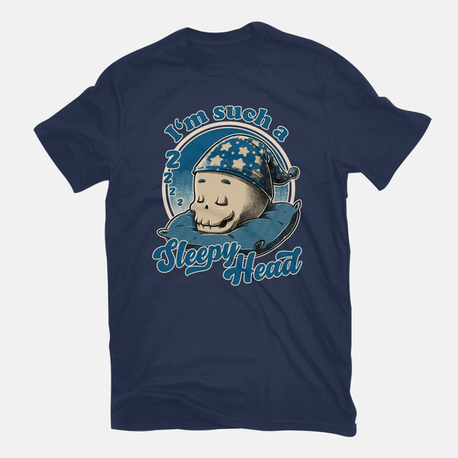 Skull Sleepyhead-Womens-Fitted-Tee-Studio Mootant