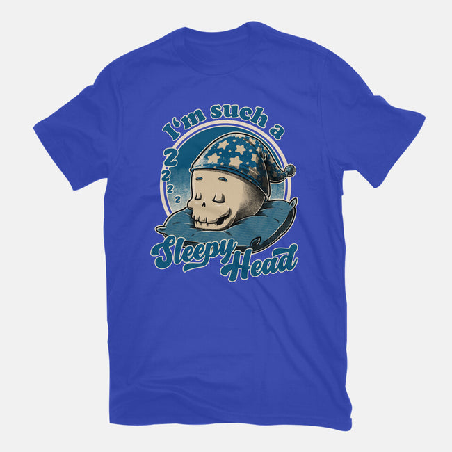 Skull Sleepyhead-Womens-Fitted-Tee-Studio Mootant