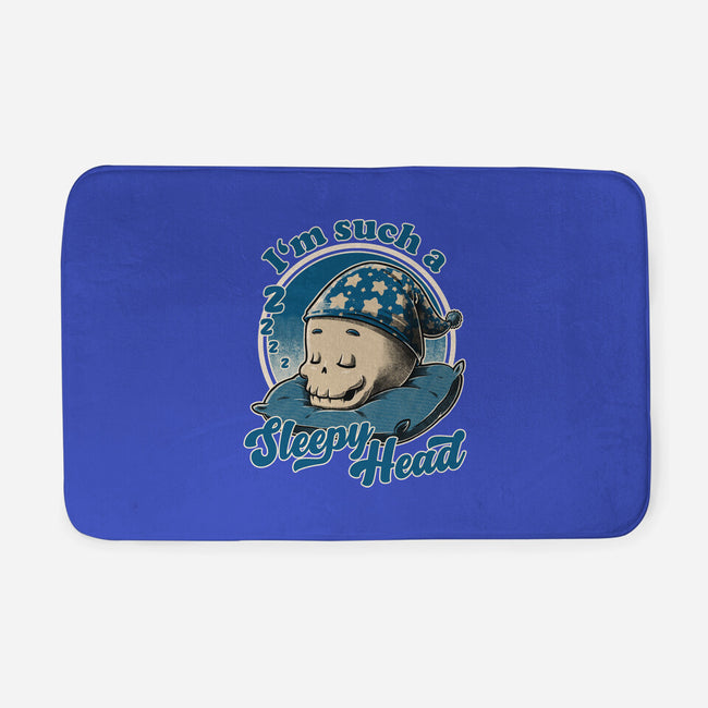 Skull Sleepyhead-None-Memory Foam-Bath Mat-Studio Mootant