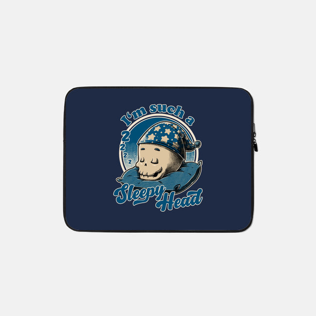 Skull Sleepyhead-None-Zippered-Laptop Sleeve-Studio Mootant