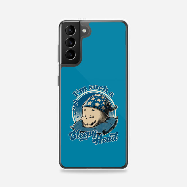 Skull Sleepyhead-Samsung-Snap-Phone Case-Studio Mootant