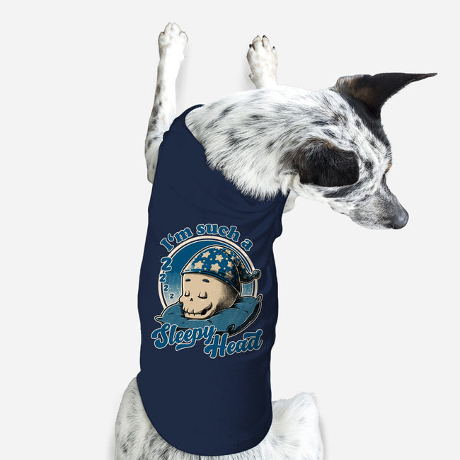 Skull Sleepyhead-Dog-Basic-Pet Tank-Studio Mootant