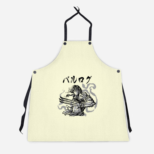 Claw Warrior-Unisex-Kitchen-Apron-demonigote