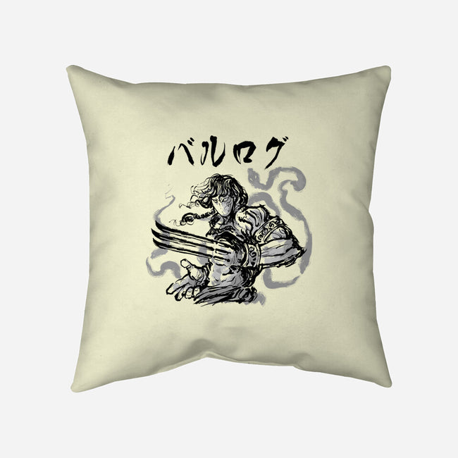 Claw Warrior-None-Removable Cover w Insert-Throw Pillow-demonigote