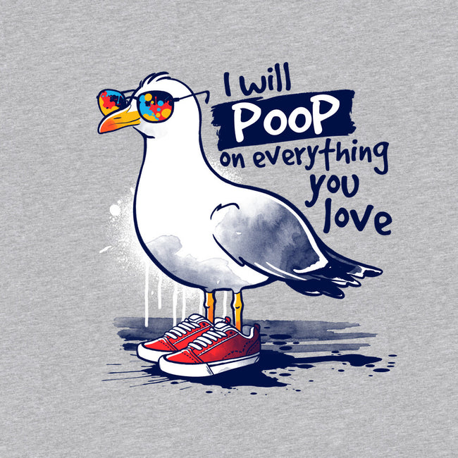 Seagull Poop-Youth-Pullover-Sweatshirt-NemiMakeit