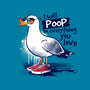 Seagull Poop-None-Adjustable Tote-Bag-NemiMakeit