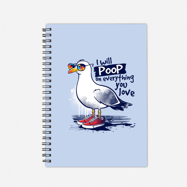 Seagull Poop-None-Dot Grid-Notebook-NemiMakeit