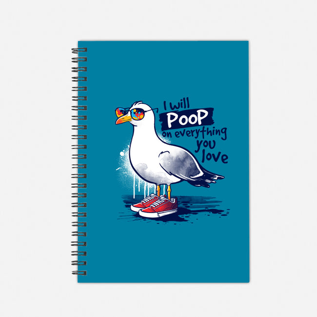 Seagull Poop-None-Dot Grid-Notebook-NemiMakeit
