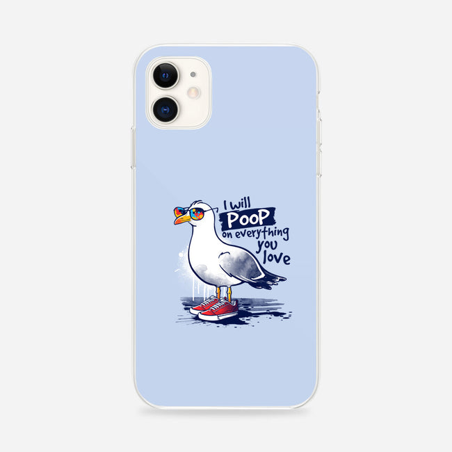 Seagull Poop-iPhone-Snap-Phone Case-NemiMakeit
