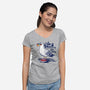 Seagull Poop-Womens-V-Neck-Tee-NemiMakeit