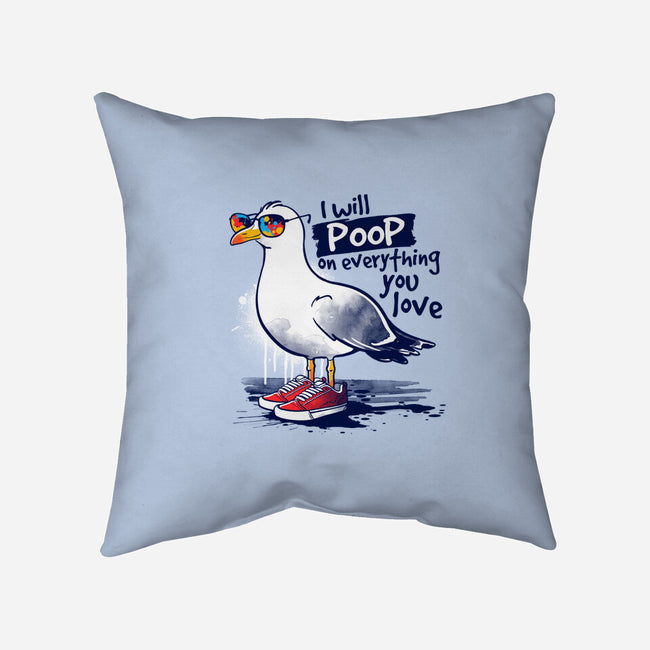 Seagull Poop-None-Removable Cover-Throw Pillow-NemiMakeit