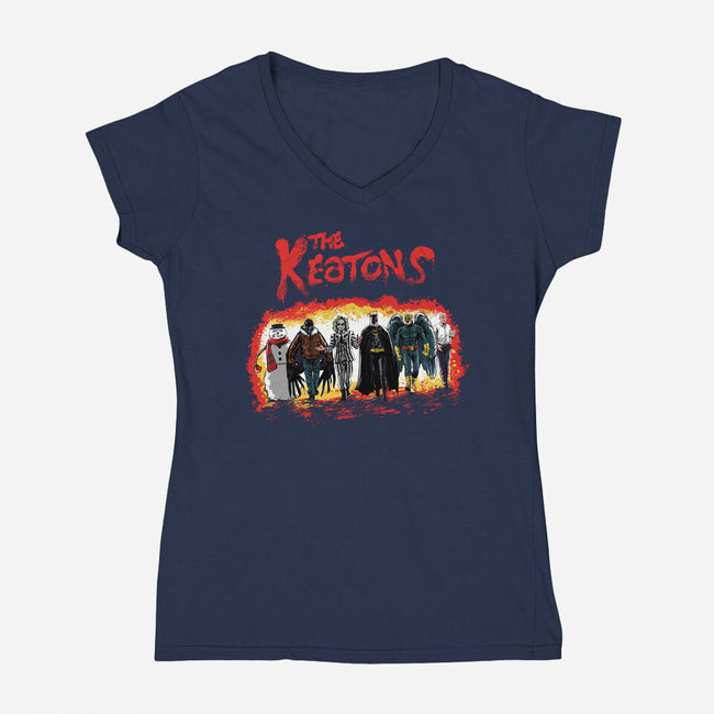 The Keatons-Womens-V-Neck-Tee-zascanauta