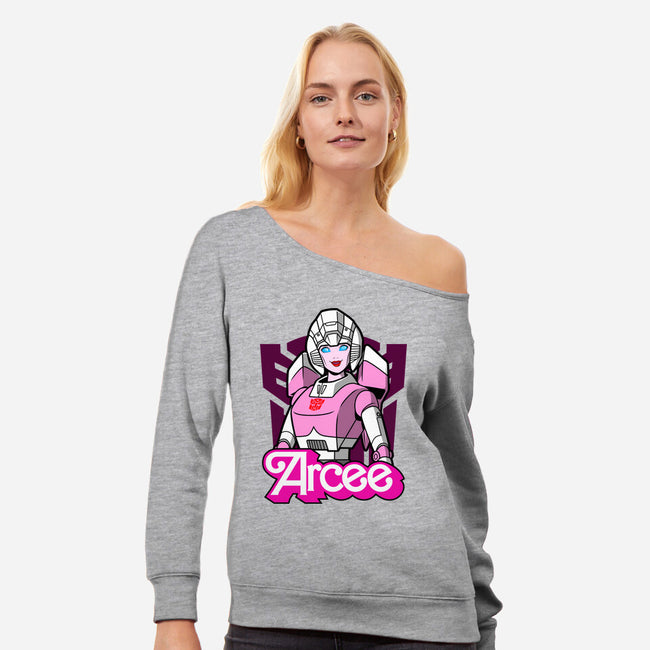 Arcee-Womens-Off Shoulder-Sweatshirt-Boggs Nicolas