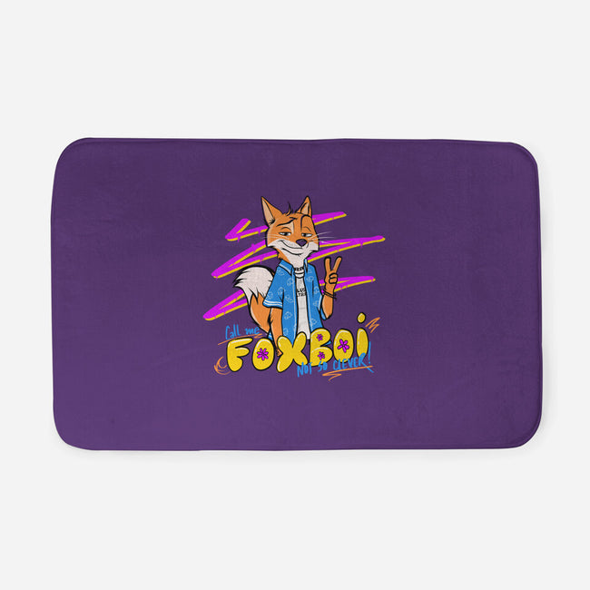 Call Me Foxboi-None-Memory Foam-Bath Mat-Seeworm_21