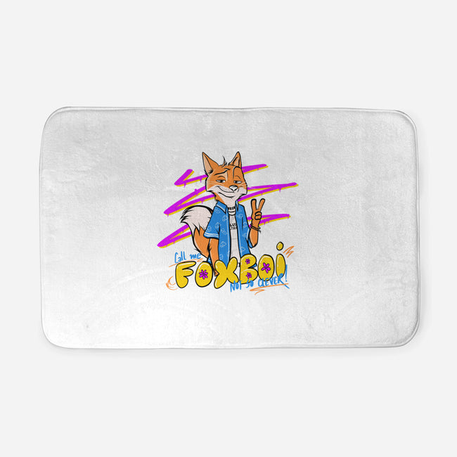 Call Me Foxboi-None-Memory Foam-Bath Mat-Seeworm_21