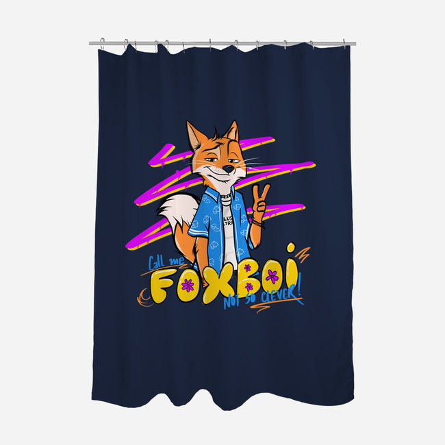 Call Me Foxboi-None-Polyester-Shower Curtain-Seeworm_21
