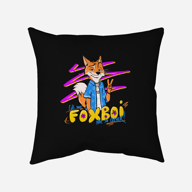 Call Me Foxboi-None-Removable Cover-Throw Pillow-Seeworm_21