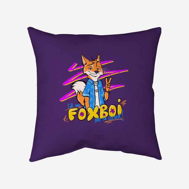 Call Me Foxboi-None-Removable Cover-Throw Pillow-Seeworm_21