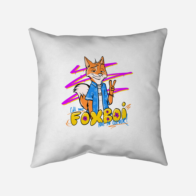 Call Me Foxboi-None-Removable Cover-Throw Pillow-Seeworm_21
