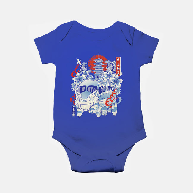 Porcelain Catbus-Baby-Basic-Onesie-gaci