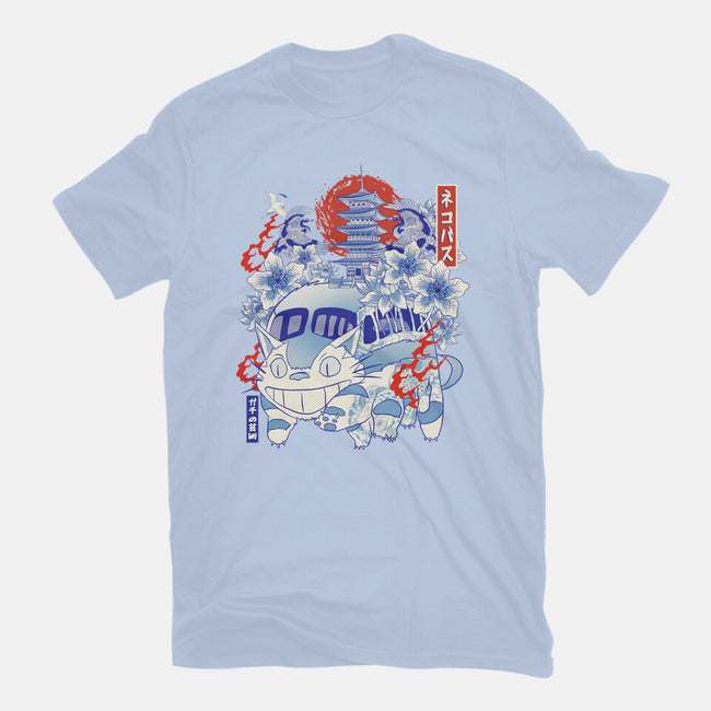 Porcelain Catbus-Womens-Fitted-Tee-gaci