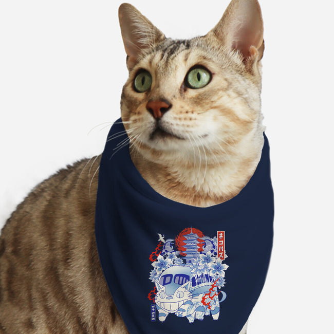 Porcelain Catbus-Cat-Bandana-Pet Collar-gaci