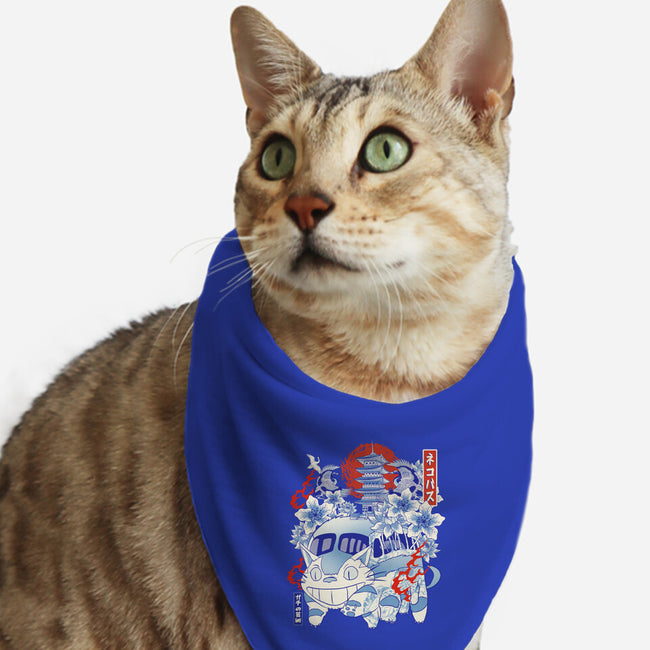 Porcelain Catbus-Cat-Bandana-Pet Collar-gaci