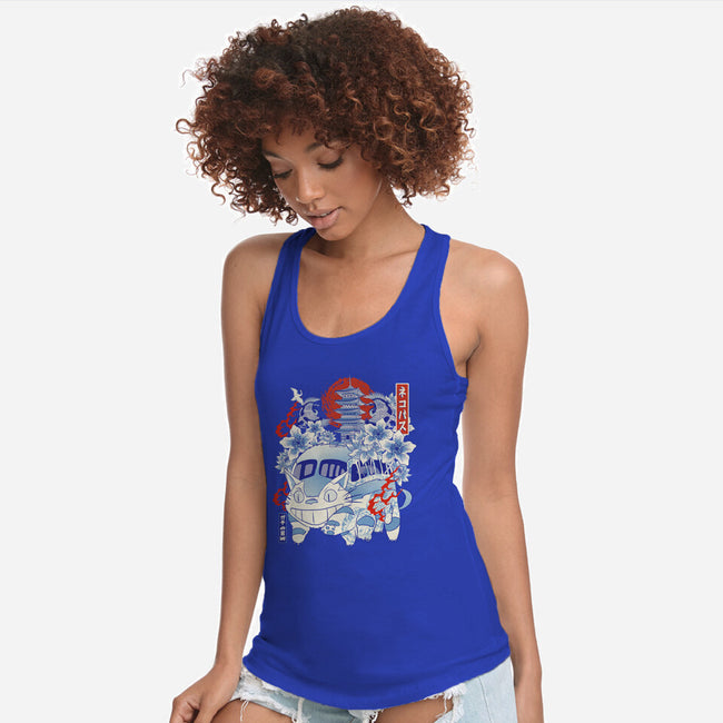Porcelain Catbus-Womens-Racerback-Tank-gaci