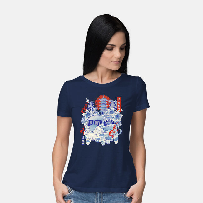 Porcelain Catbus-Womens-Basic-Tee-gaci