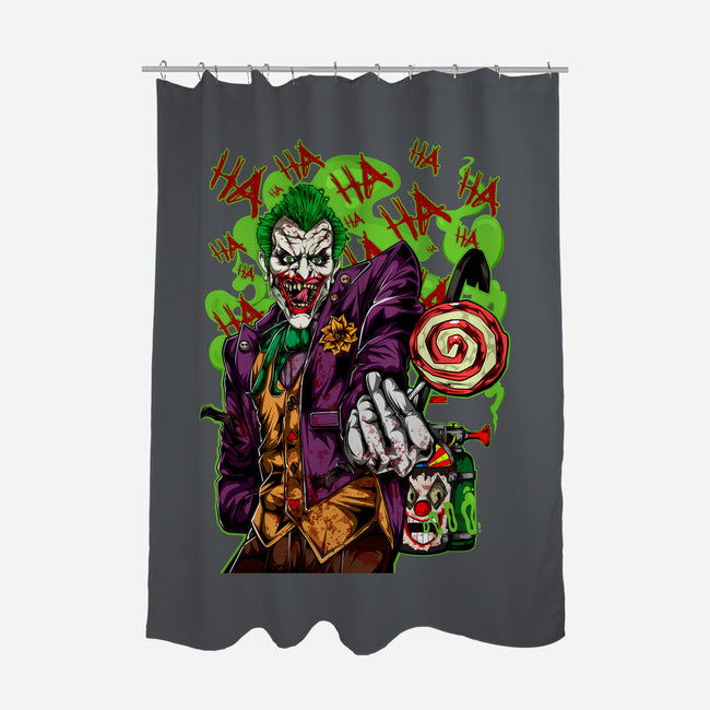 Clowning Time-None-Polyester-Shower Curtain-Conjura Geek