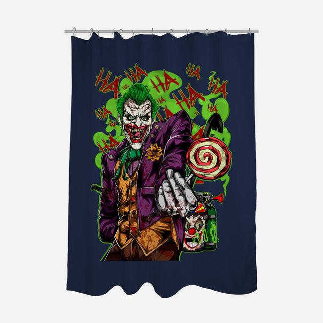 Clowning Time-None-Polyester-Shower Curtain-Conjura Geek