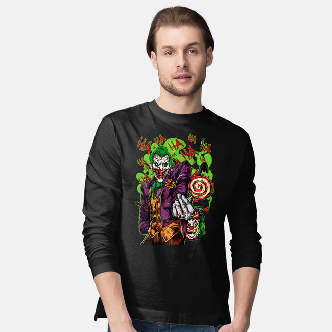 Clowning Time-Mens-Long Sleeved-Tee-Conjura Geek