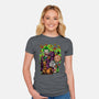 Clowning Time-Womens-Fitted-Tee-Conjura Geek