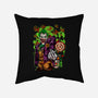 Clowning Time-None-Removable Cover-Throw Pillow-Conjura Geek