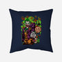 Clowning Time-None-Removable Cover-Throw Pillow-Conjura Geek