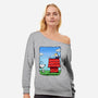 Relax Time-Womens-Off Shoulder-Sweatshirt-nickzzarto