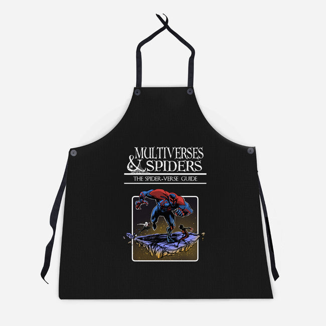 Multiverses & Spiders-Unisex-Kitchen-Apron-zascanauta