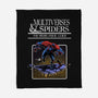 Multiverses & Spiders-None-Fleece-Blanket-zascanauta