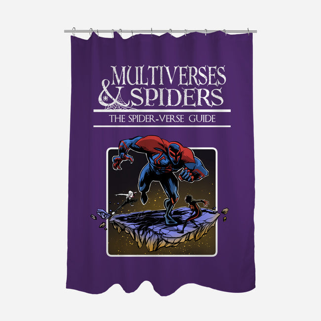 Multiverses & Spiders-None-Polyester-Shower Curtain-zascanauta