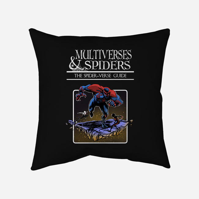 Multiverses & Spiders-None-Removable Cover-Throw Pillow-zascanauta