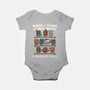 Think About Books-Baby-Basic-Onesie-Weird & Punderful