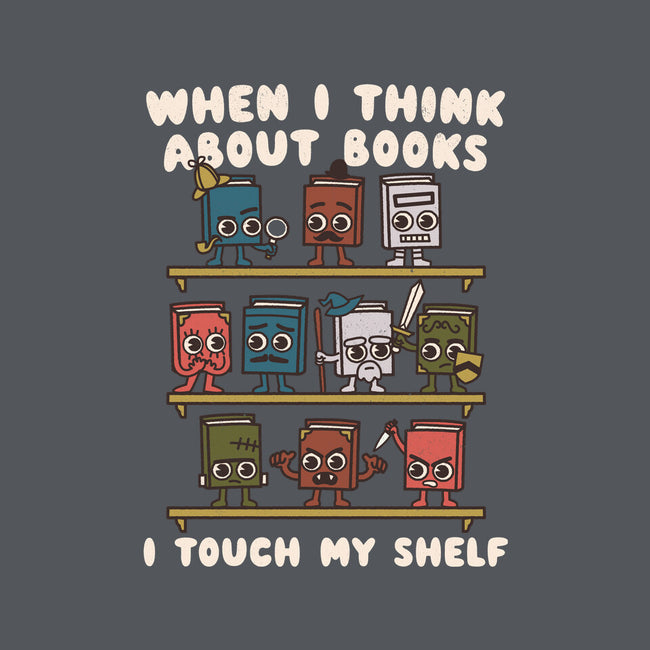 Think About Books-None-Removable Cover w Insert-Throw Pillow-Weird & Punderful