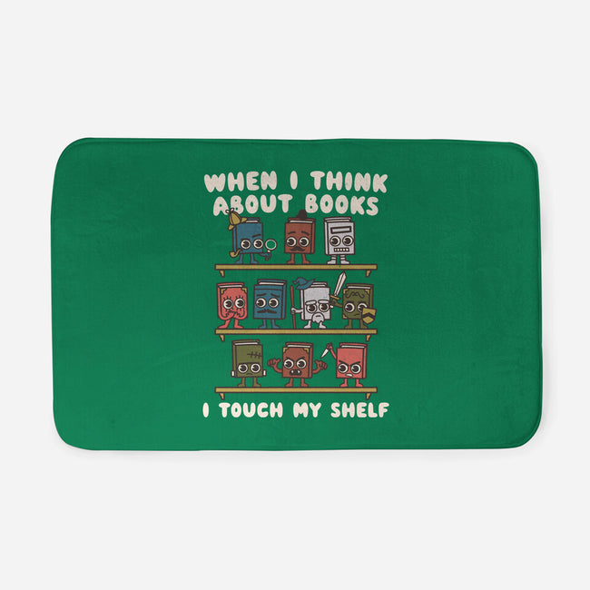 Think About Books-None-Memory Foam-Bath Mat-Weird & Punderful