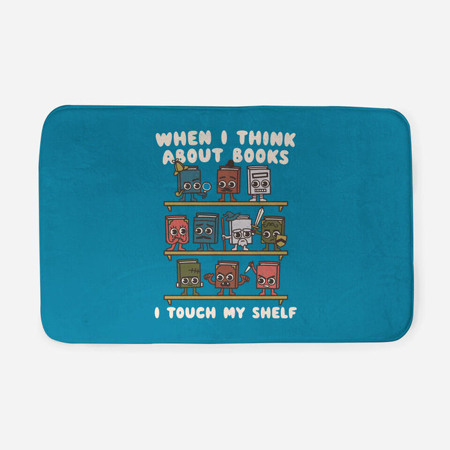 Think About Books-None-Memory Foam-Bath Mat-Weird & Punderful