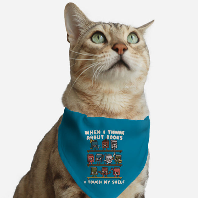 Think About Books-Cat-Adjustable-Pet Collar-Weird & Punderful