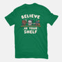 Just Believe In Your Shelf-Unisex-Basic-Tee-Weird & Punderful